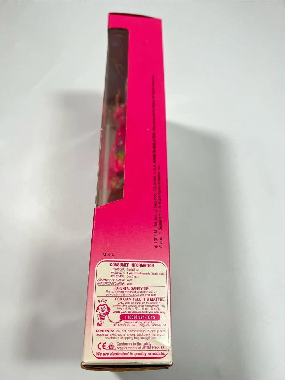Mattel 1991 NIB Stacie Little Sister Of Barbie 8